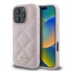Guess GUHCP16LPSQSQSP iPhone 16 Pro6.3 różowy/pink hardcase Quilted Metal Logo